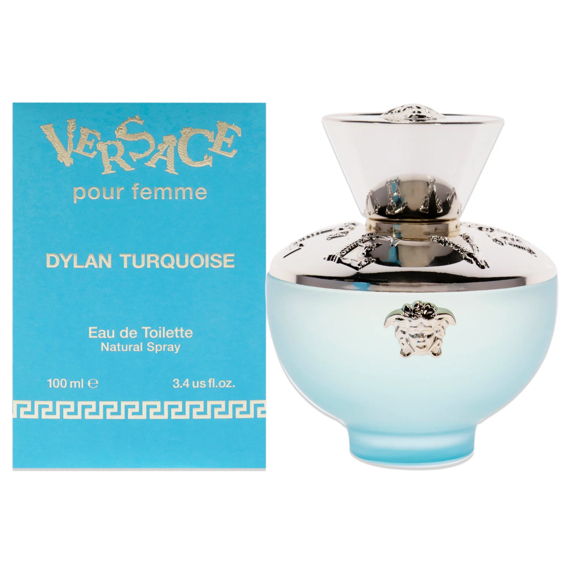 Versace Dylan Turquoise Pour Femme by Versace for Women - 3.4 oz EDT Spray - Olabens