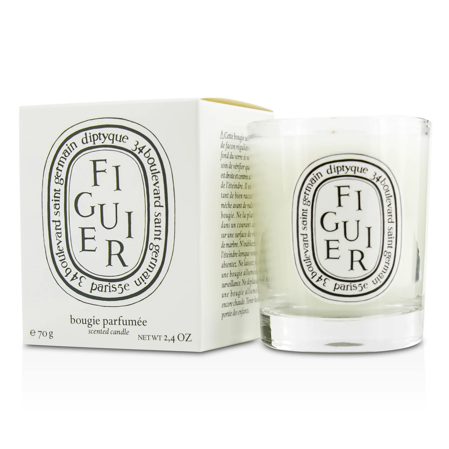 Diptyque Scented Candle - Figuier (Fig Tree)  70g/2.4oz - Olabens
