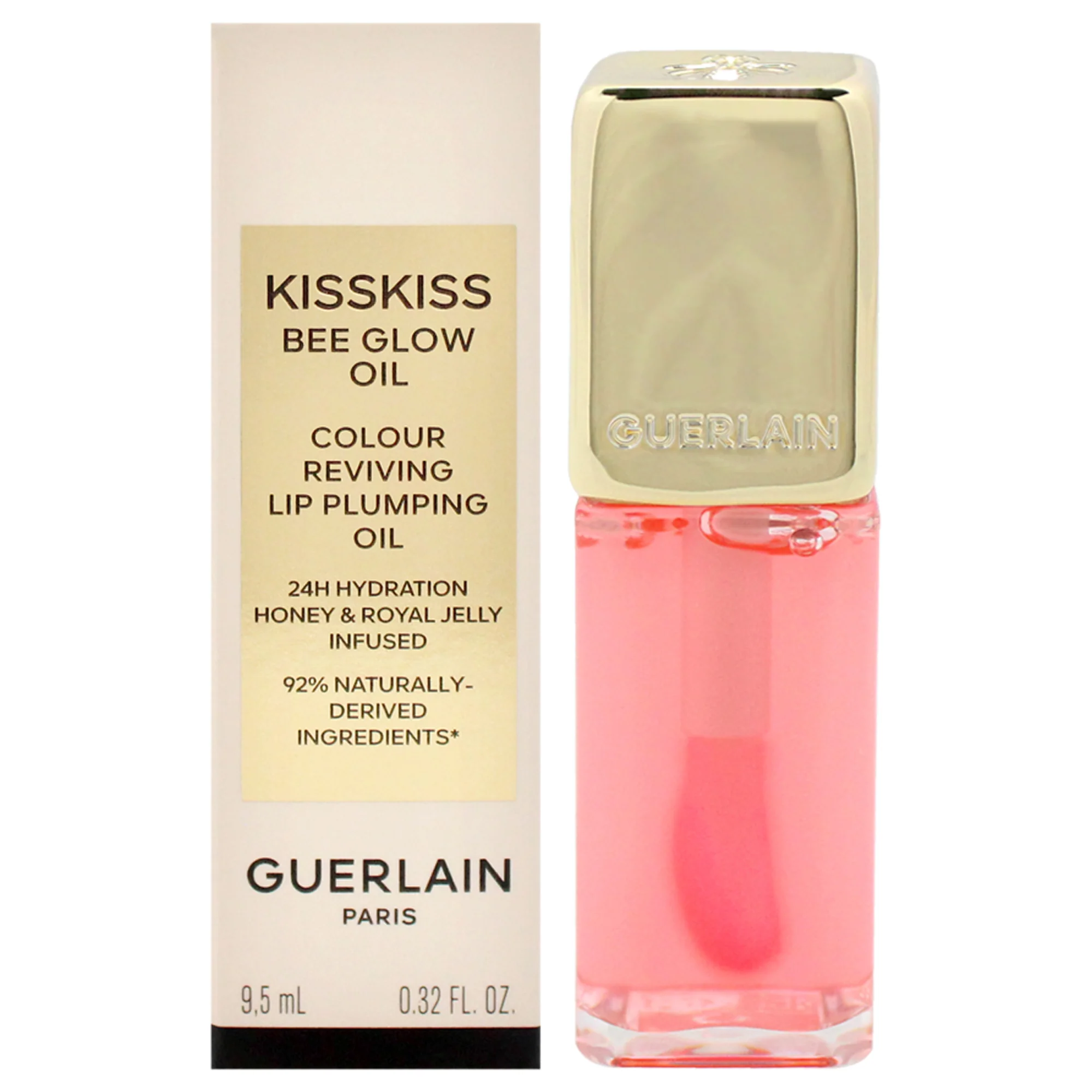 Guerlain Kiss Kiss Bee Glow Oil - 258 Rose Glow by Guerlain for Women - 0.3 oz Lip Oil - Olabens