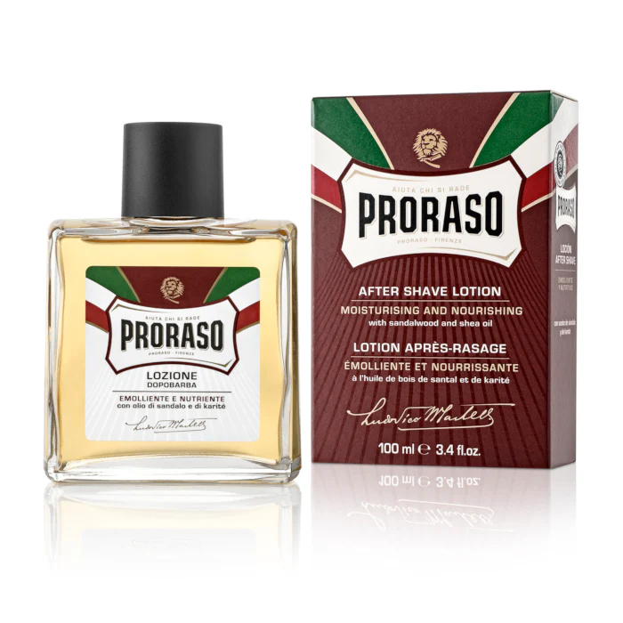 Proraso Red After Shave Lotion with Sandalwood Oil 100ml/3.4oz - Olabens
