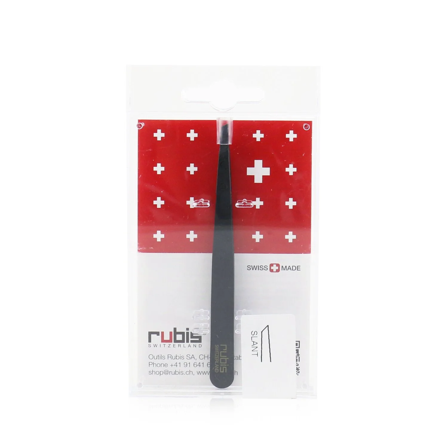 Rubis Tweezers Classic Techno Satin - # Black - Olabens