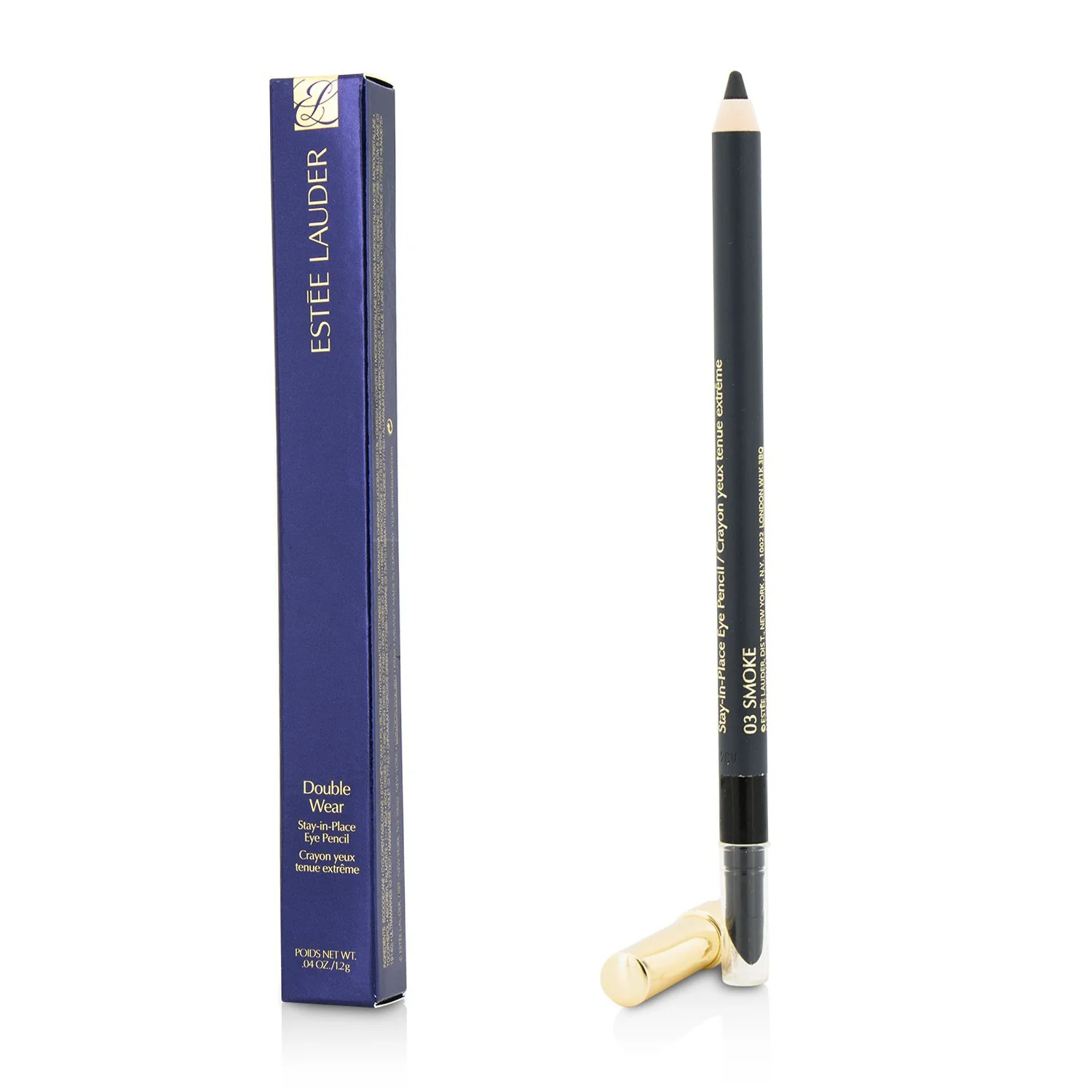 Estee Lauder Double Wear Stay In Place Eye Pencil (New Packaging) - #03 Smoke  1.2g/0.04oz - Olabens