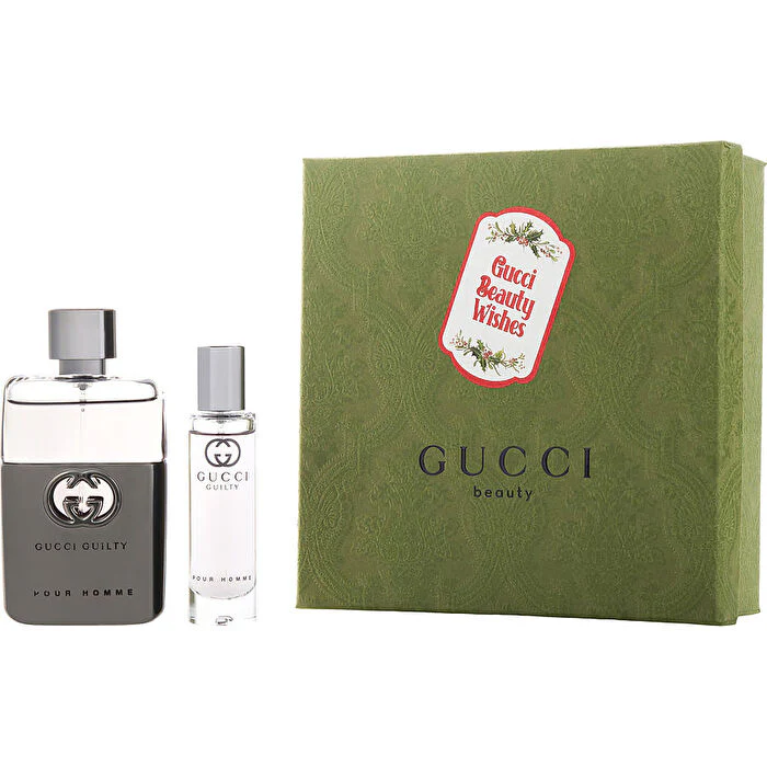 Gucci Guilty Pour Homme Eau De Toilette Spray 50ml/1.6oz & Travel Spray 15ml/0.5oz - Olabens