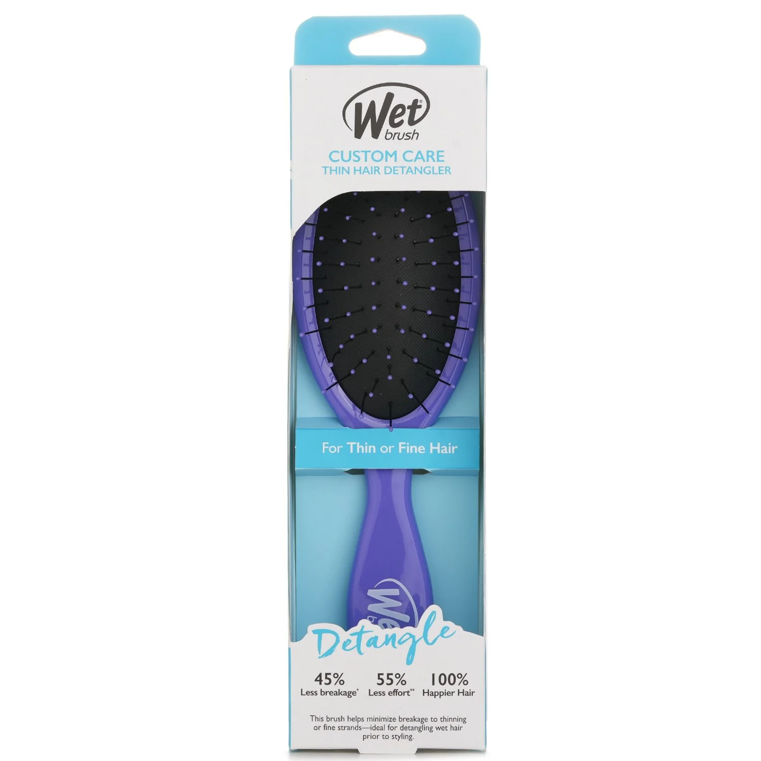Wet Brush Custom Care Thin Hair Detangler Hair Brush  1pc - Olabens