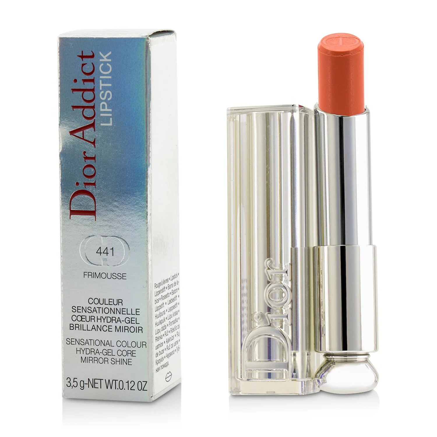 Christian Dior Dior Addict Hydra Gel Core Mirror Shine Lipstick - #655 Mutine  3.5g/0.12oz - Olabens