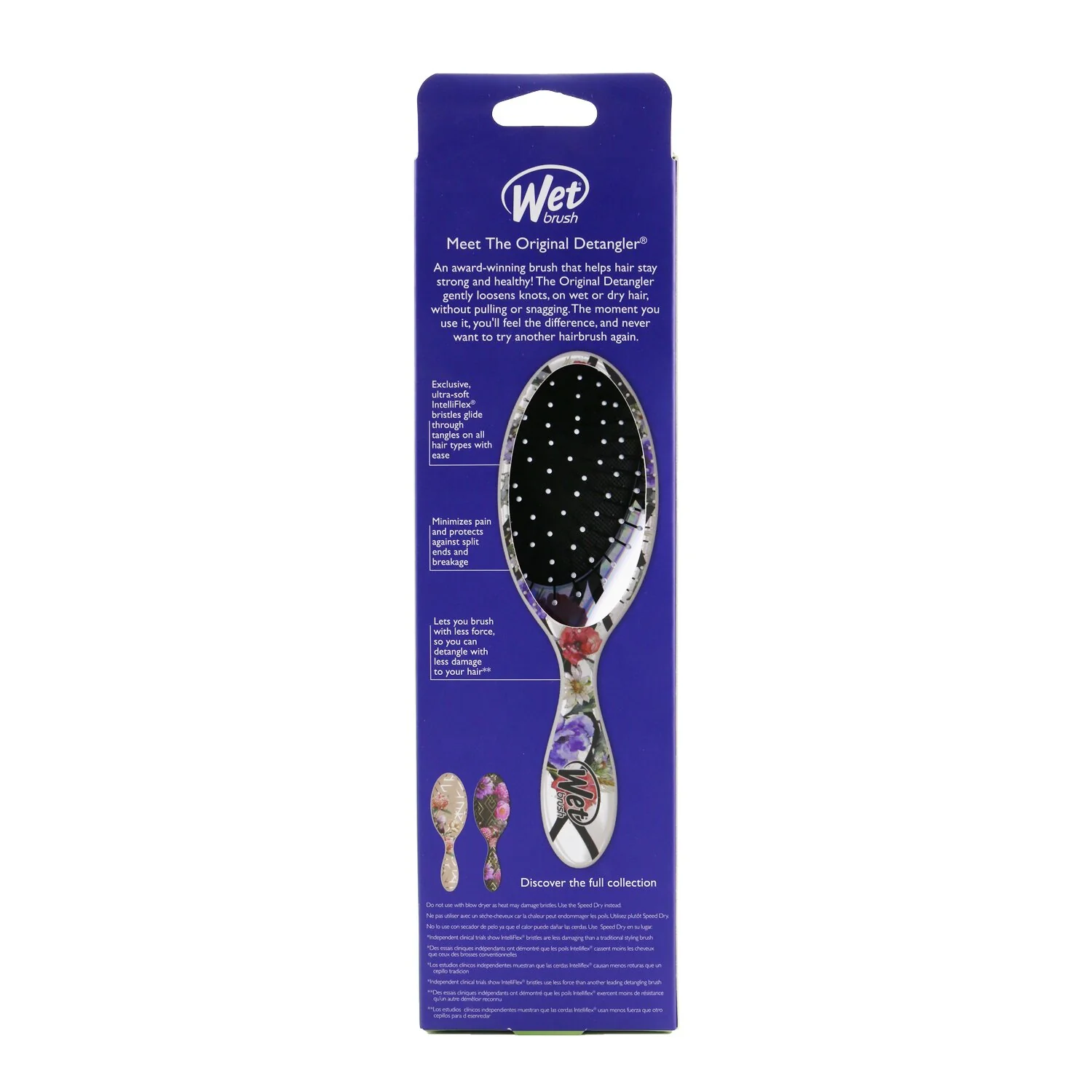 Wet Brush Original Detangler Revelation - # Daisy Garden  1pc - Olabens