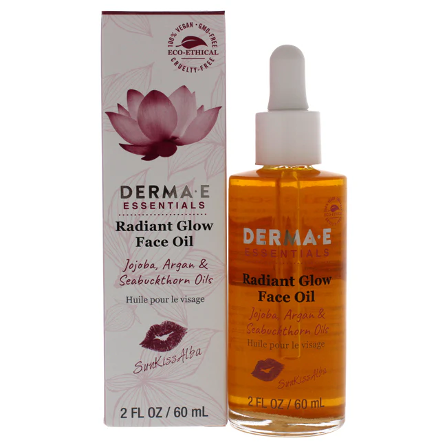 Derma-E Radiant Glow Face Oil by Derma-E for Unisex - 2 oz Oil - Olabens