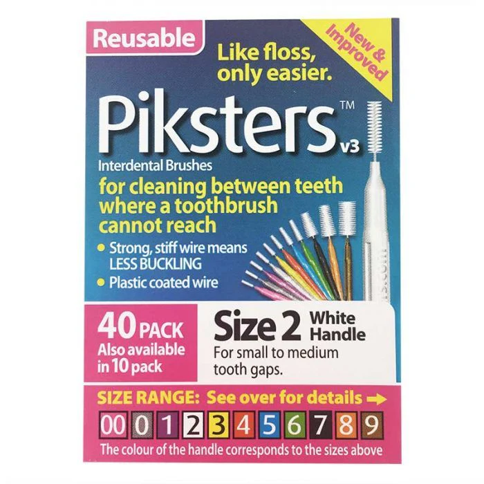 Piksters Interdental Brush 2 40 Pack - Olabens