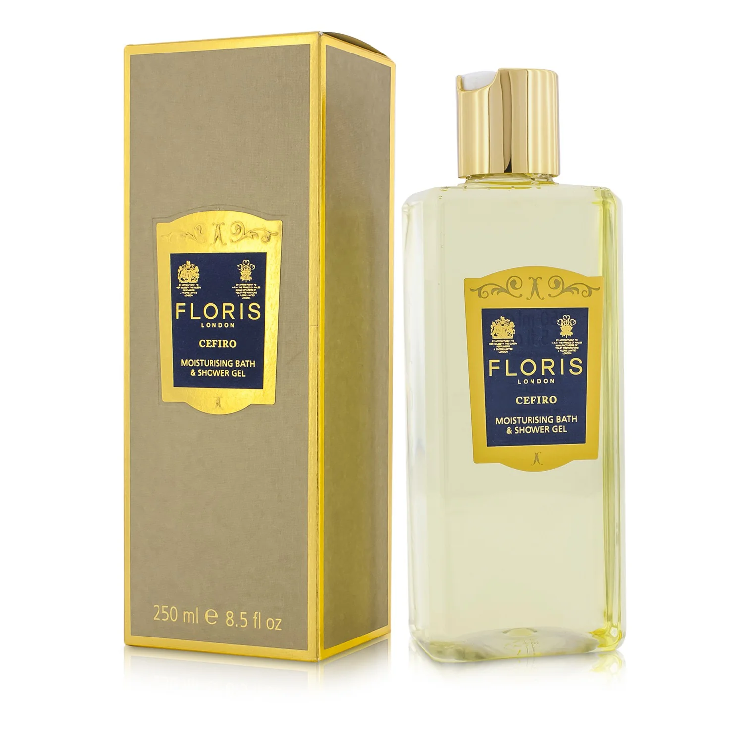 Floris Cefiro Moisturising Bath & Shower Gel  250ml/8.5oz - Olabens