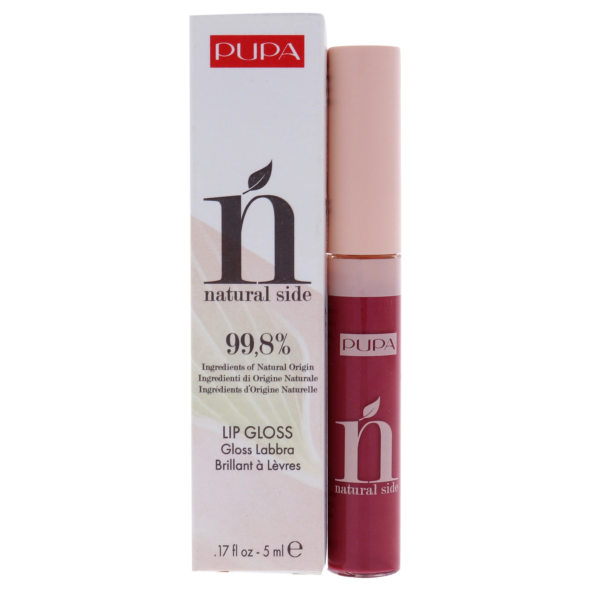 Natural Side Lip Gloss - 006 Crystal Fuchsia by Pupa Milano for Women - 0.17 oz Lip Gloss - Olabens