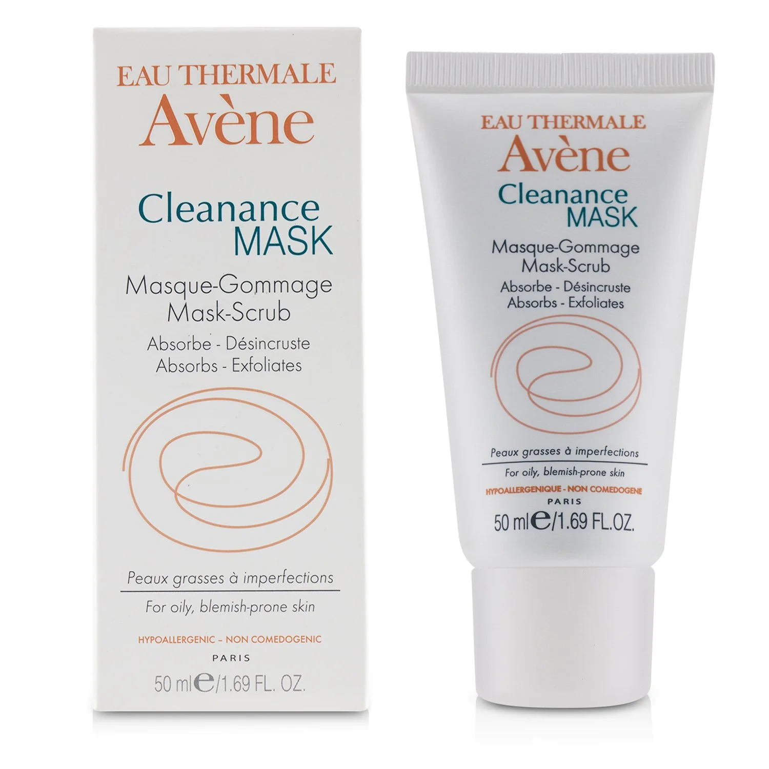 Avene Cleanance MASK Mask-Scrub - For Oily, Blemish-Prone Skin  50ml/1.69oz - Olabens