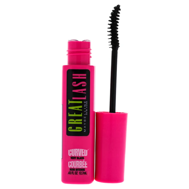 Maybelline Great Lash Curved Brush Mascara - # 121 Very Black by Maybelline for Women - 0.43 oz Mascara - Olabens