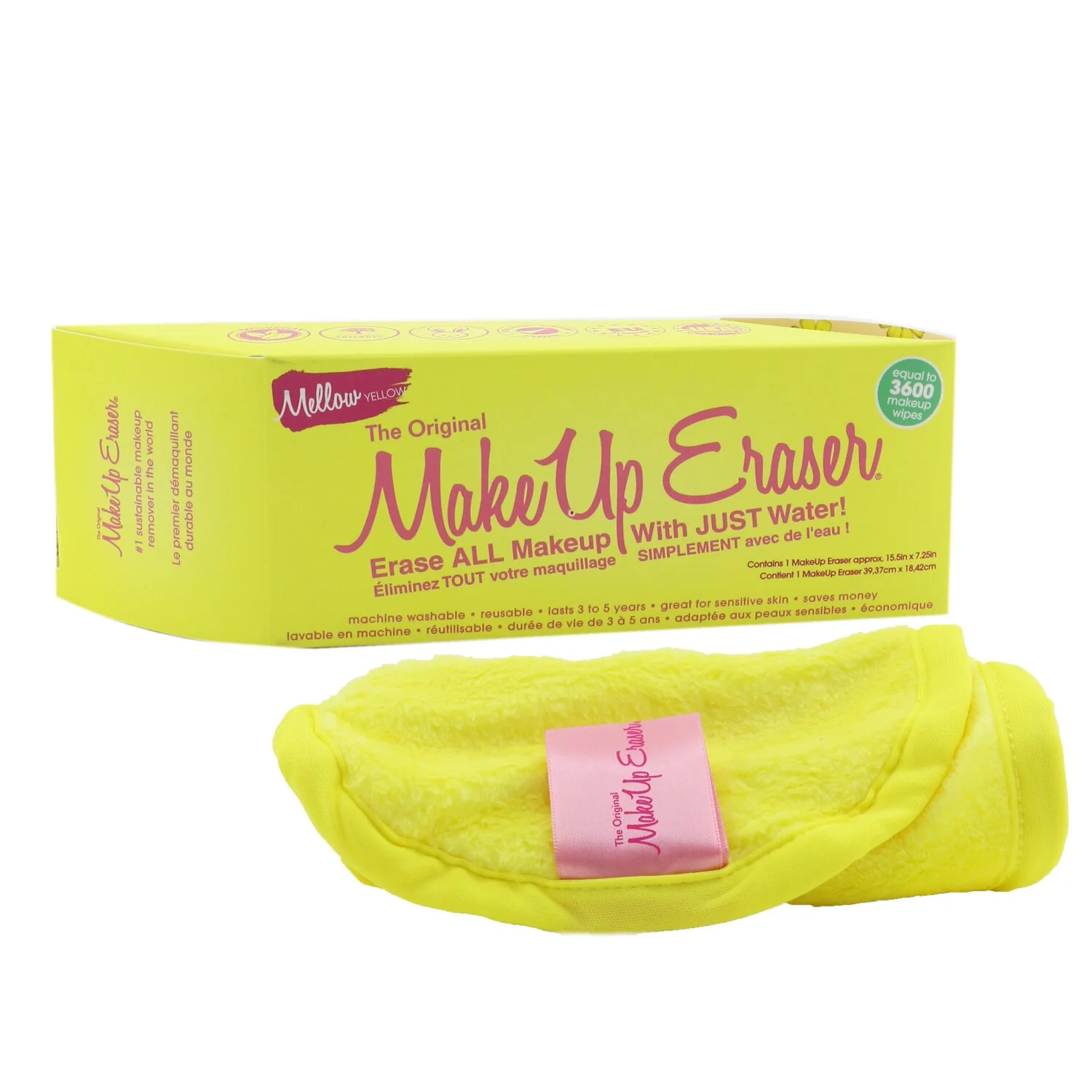MakeUp Eraser MakeUp Eraser Cloth - # Mellow Yellow - Olabens