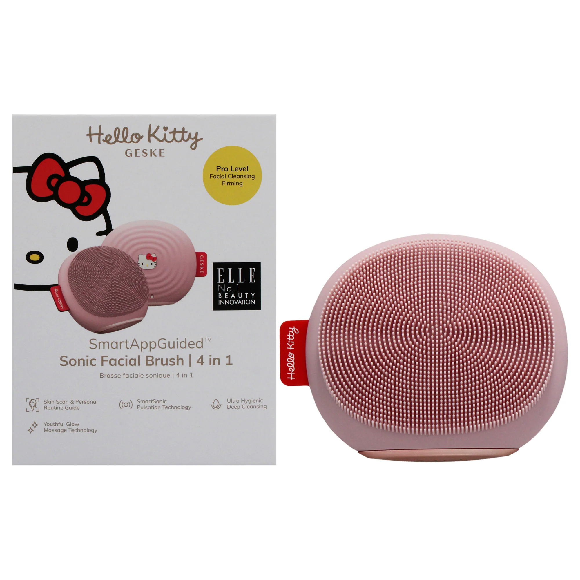 Hello Kitty Sonic Facial Brush 4 in 1 - Pink by Geske for Women - 1 Pc Brush - Olabens