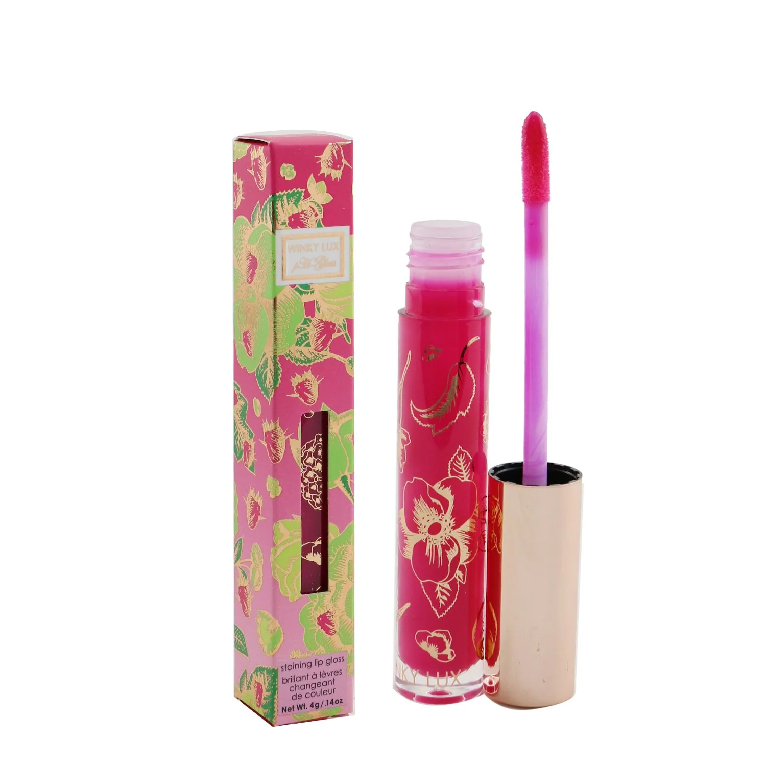 Winky Lux pH Gloss Staining Lip Gloss - # Prickly Pear  4g/0.14oz - Olabens