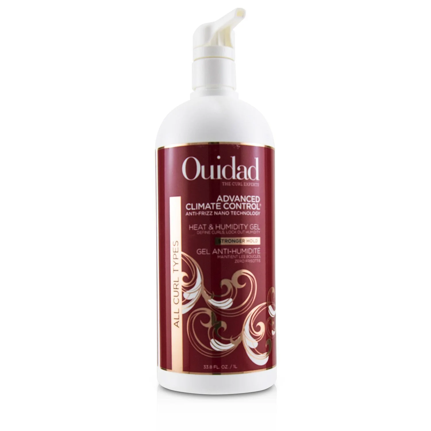 Ouidad Advanced Climate Control Heat & Humidity Gel (All Curl Types - Stronger Hold)  1000ml/33.8oz - Olabens