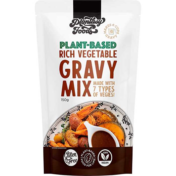 Plantasy Foods Rich Vegetable Gravy Mix 8x150g - Olabens