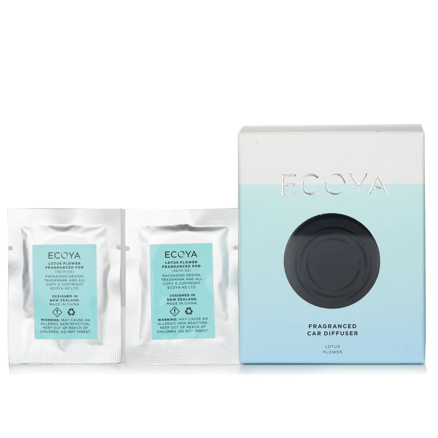 Ecoya Car Diffuser - Lotus Flower  1pc - Olabens