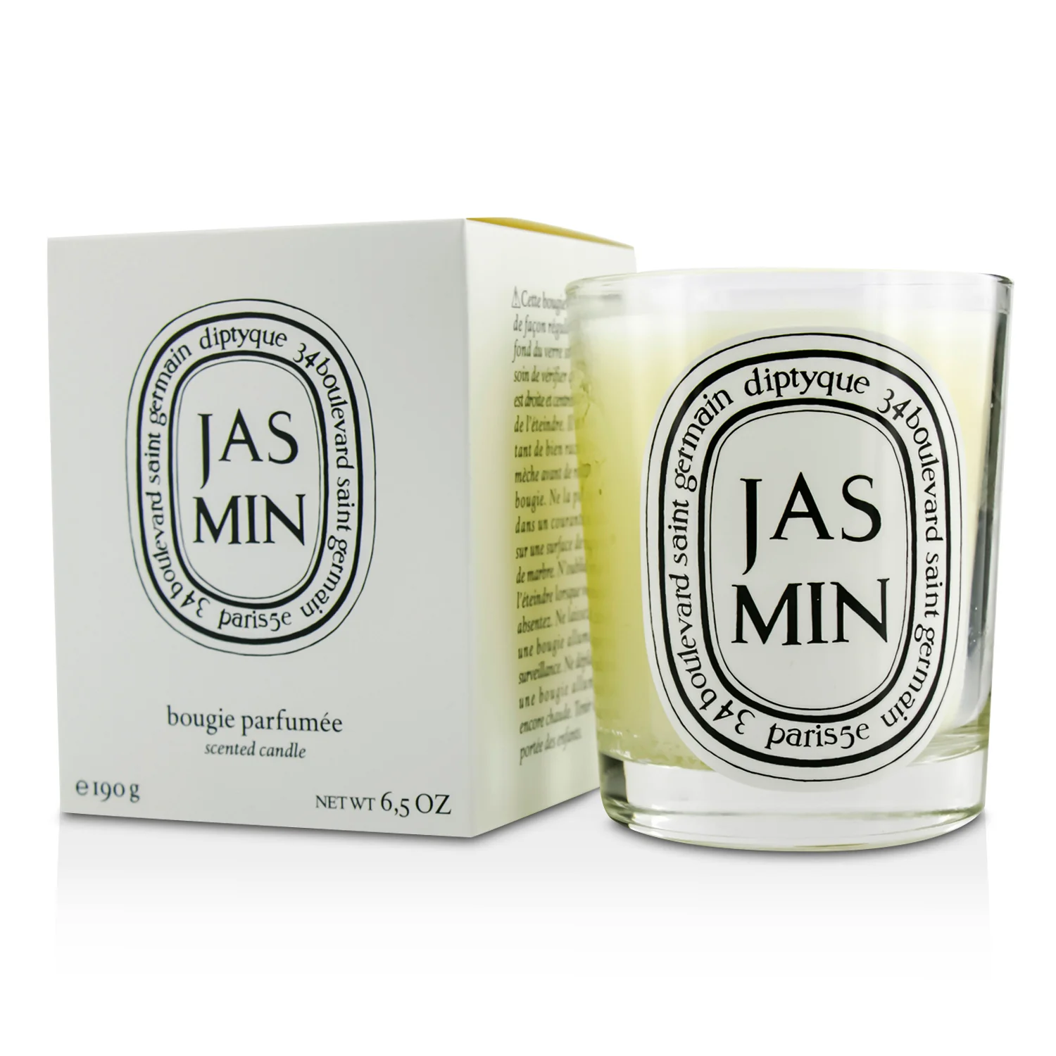 Diptyque Scented Candle - Jasmin (Jasmine)  190g/6.5oz - Olabens