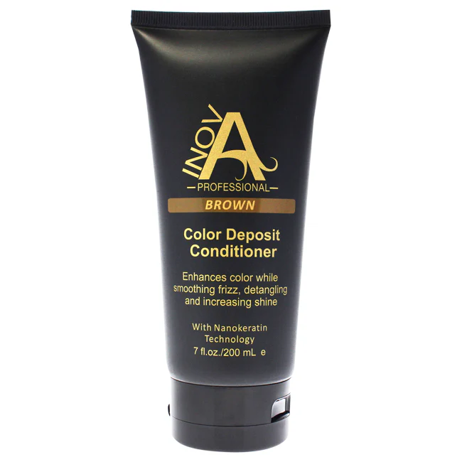 Inova Professional Color Deposit Conditioner - Brown by Inova Professional for Unisex - 7 oz Conditioner - Olabens