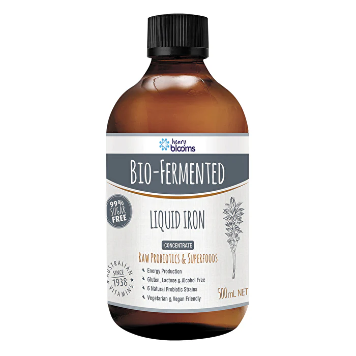 Henry Blooms Bio-Fermented Liquid Iron Concentrate 500ml - Olabens