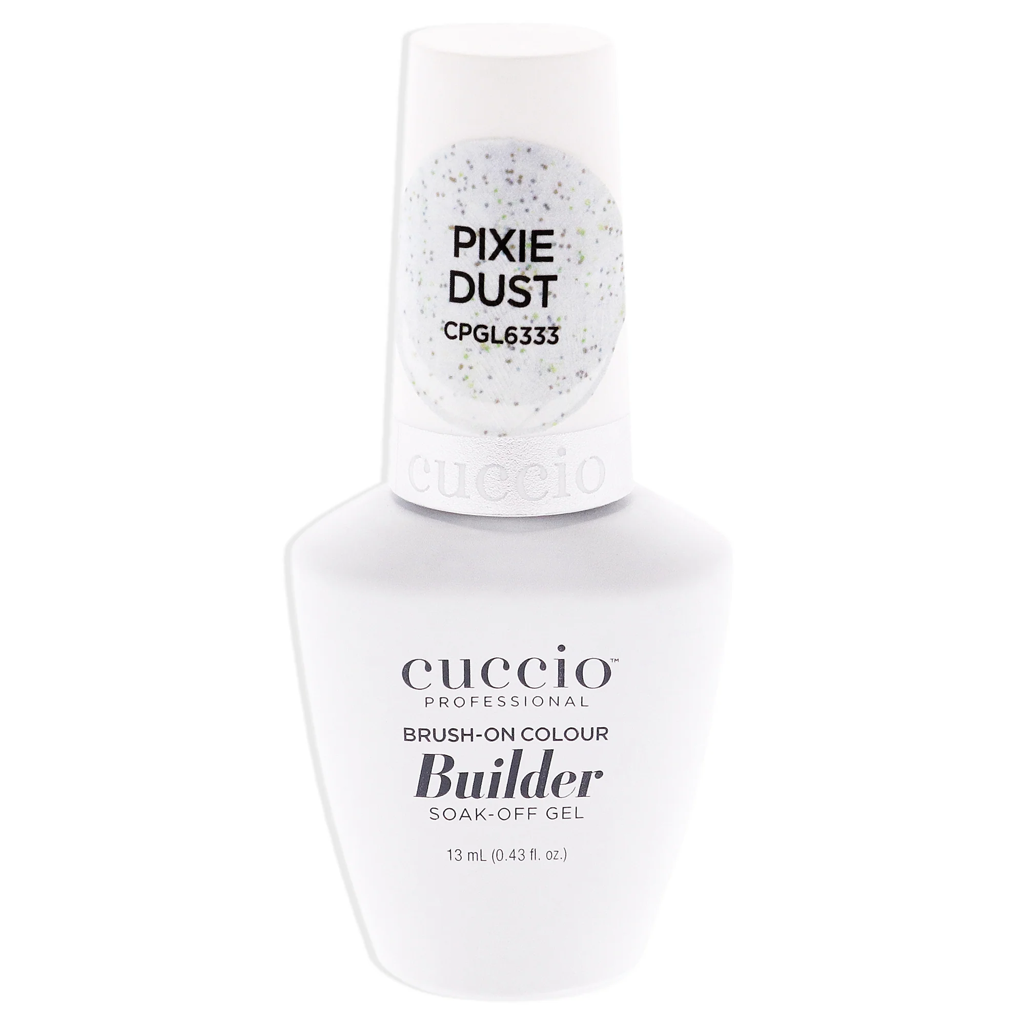 Brush-On Colour Builder Soak Off Gel - Pixie Dust by Cuccio Pro for Women - 0.43 oz Nail Polish - Olabens