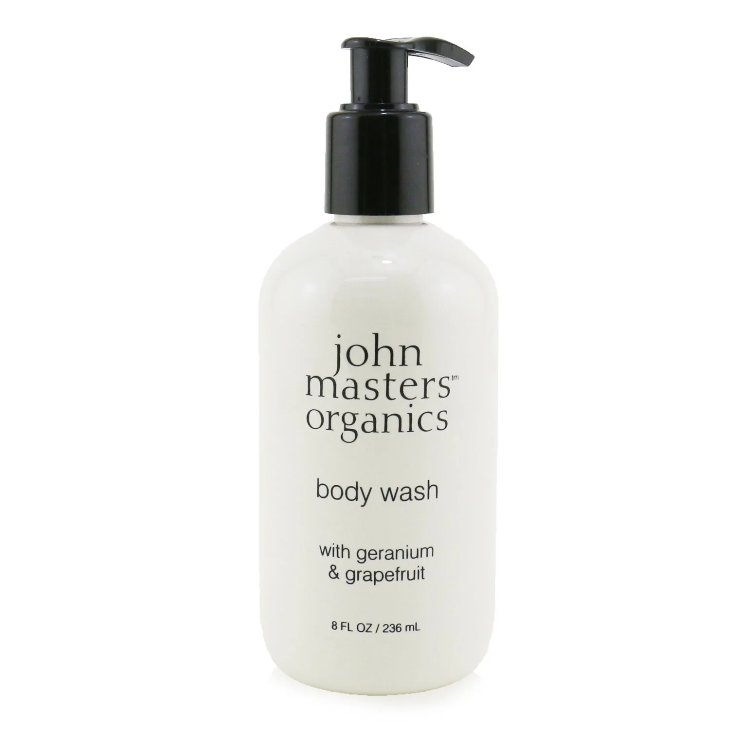 John Masters Organics Body Wash With Geranium & Grapefruit  236ml/8oz - Olabens