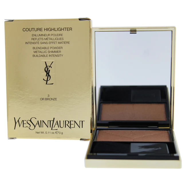 Yves Saint Laurent Couture Highlighter - 3 Or Bronze by Yves Saint Laurent for Women - 0.11 oz Highlighter - Olabens