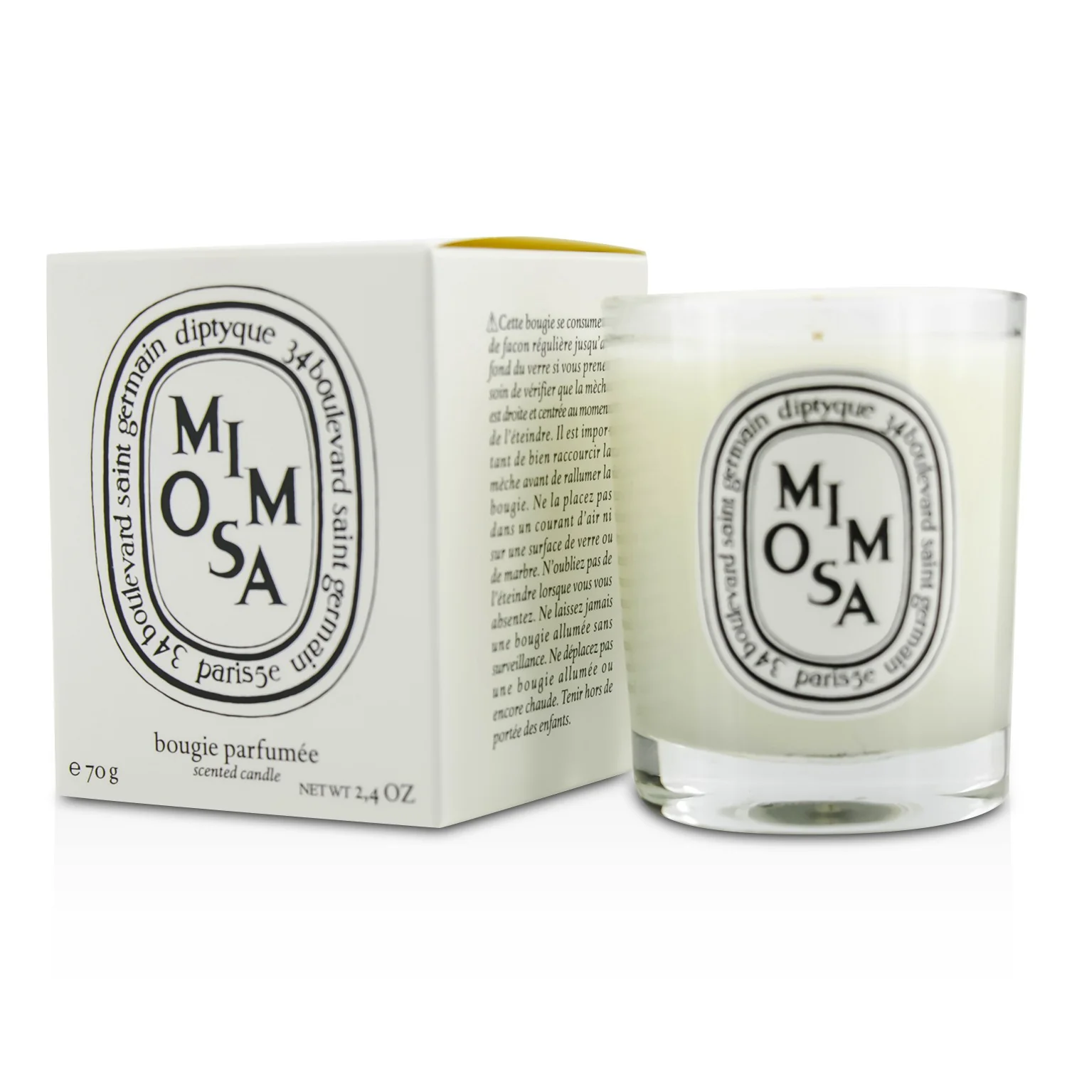 Diptyque Scented Candle - Mimosa  190g/6.5oz - Olabens