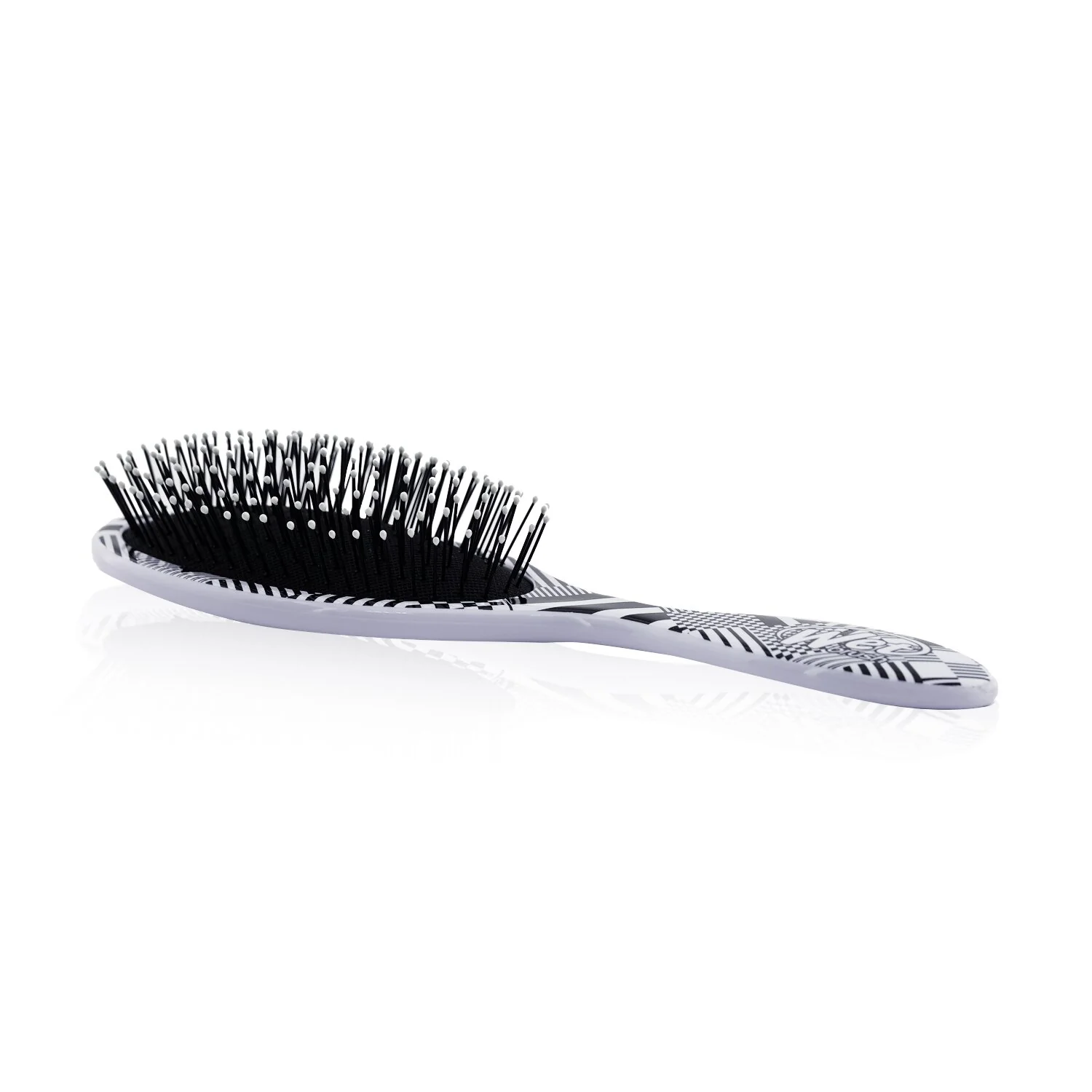 Wet Brush Original Detangler Hipster - # Diagonal Checkers (Box Slightly Damaged)  1pc - Olabens