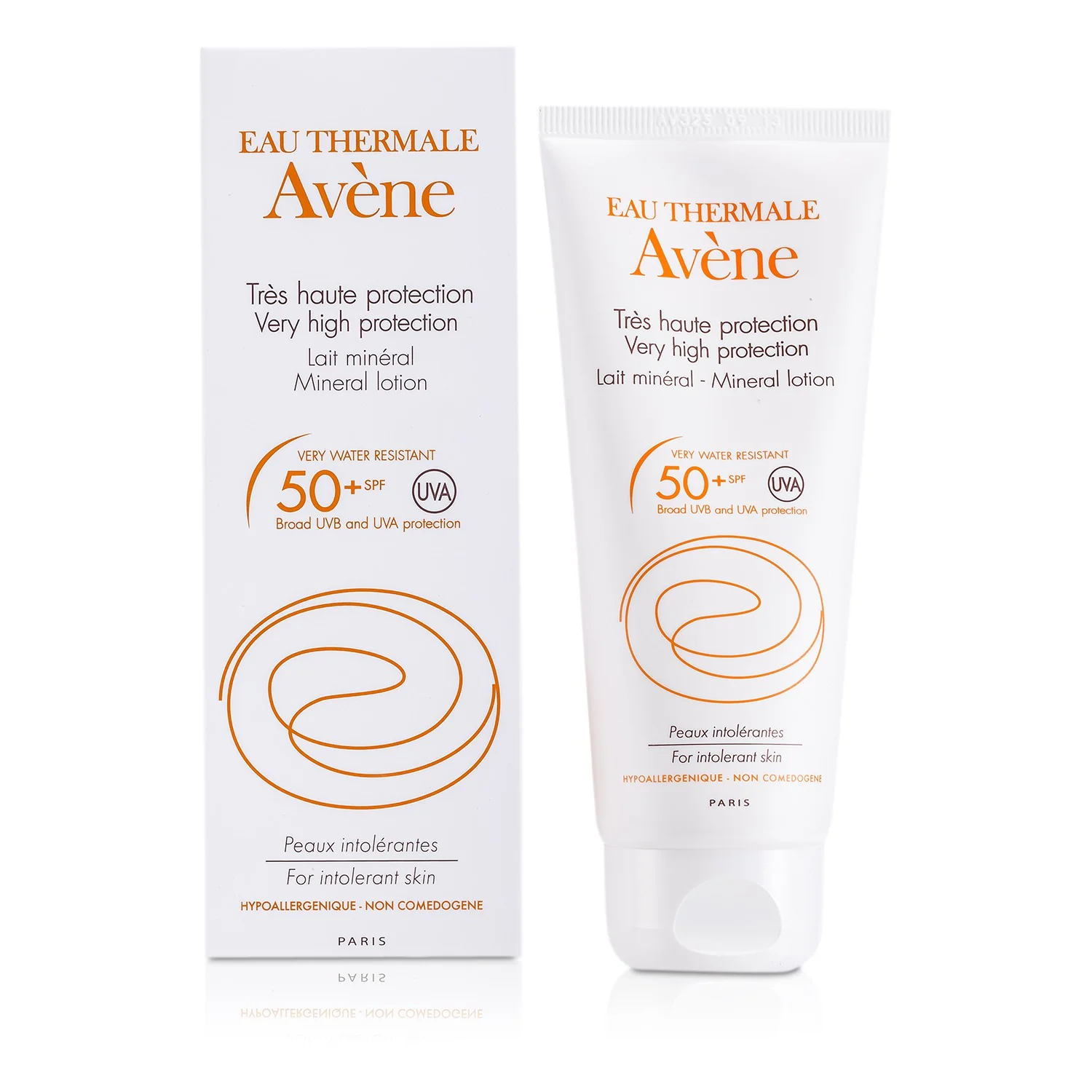 Avene Very High Protection Mineral Lotion SPF 50+ (For Intolerant Skin)  100ml/3.3oz - Olabens