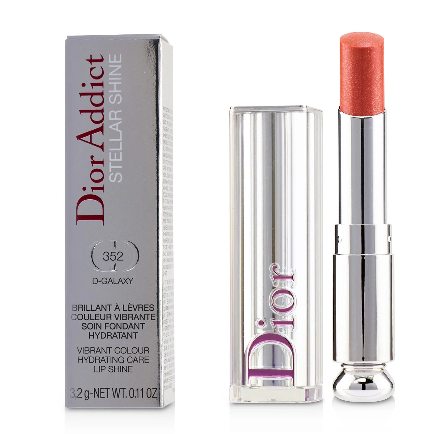 Christian Dior Dior Addict Stellar Shine Lipstick - # 859 Diorinfinity (Red)  3.2g/0.11oz - Olabens