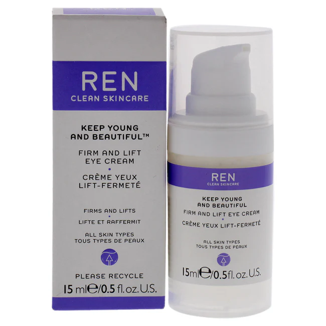 Keep Young and Beautiful Firm and Lift Eye Cream by REN for Unisex - 0.5 oz Cream - Olabens