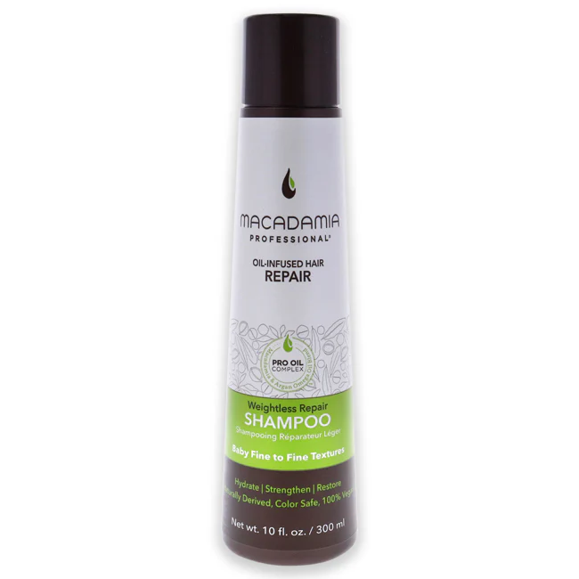 Macadamia Oil Weightless Repair Shampoo by Macadamia Oil for Unisex - 10 oz Shampoo - Olabens