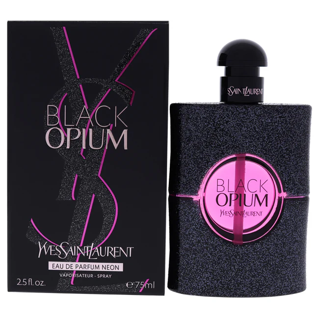 Black Opium Neon by Yves Saint Laurent for Women - 2.5 oz EDP Spray - Olabens