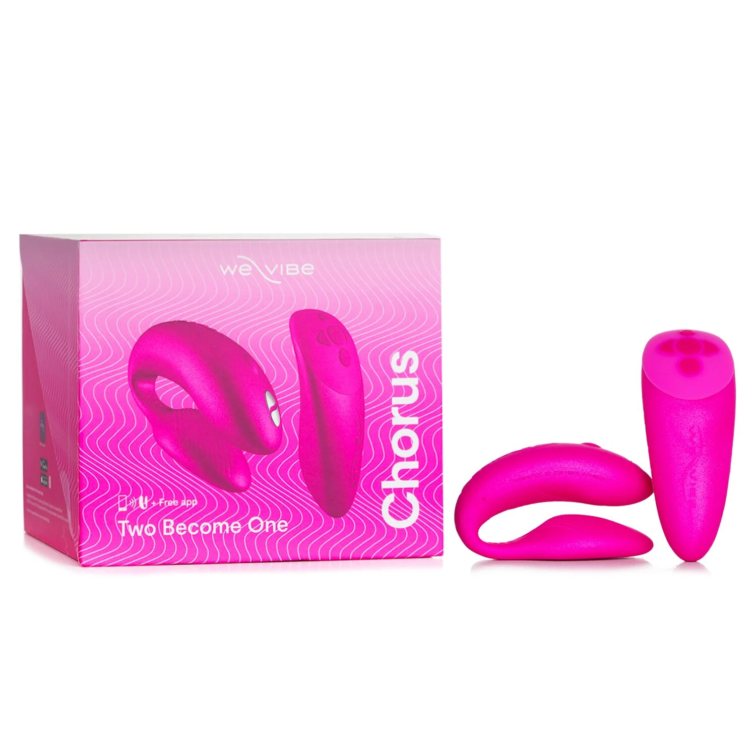 WE-VIBE Chorus Couples Vibrator - # Pink  1pc - Olabens