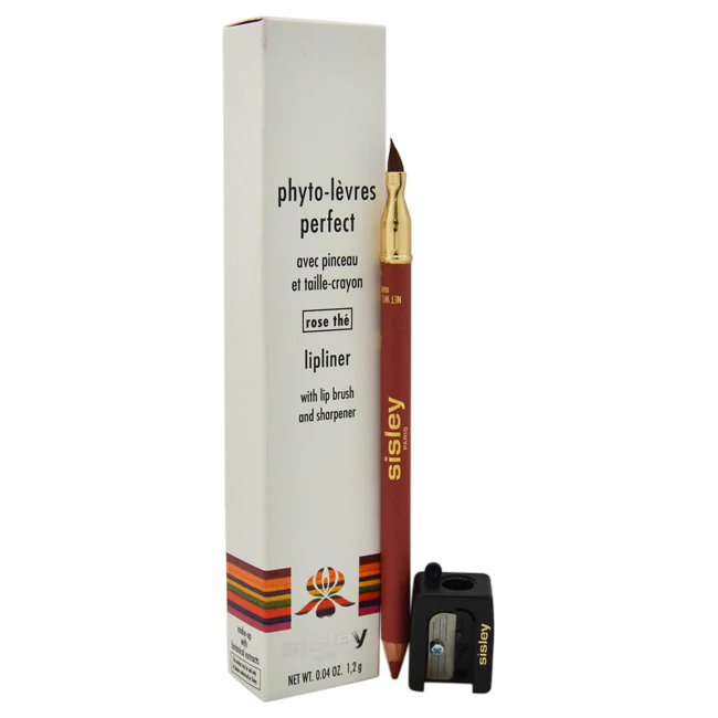 Sisley Phyto-Levres Perfect With Lip Brush and Sharpener - 3 Rose The by Sisley for Women - 0.04 oz Lip Liner - Olabens