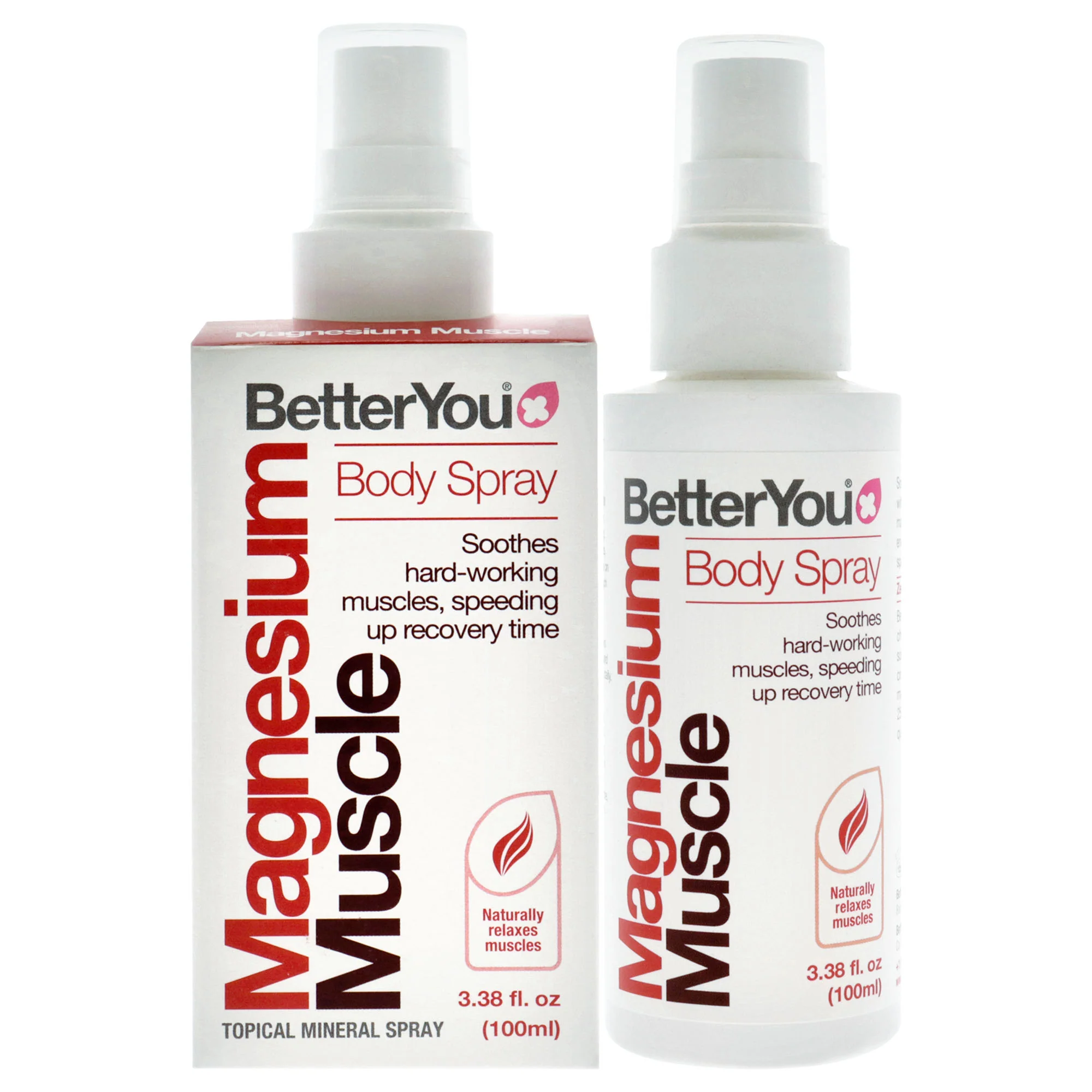 Magnesium Muscle Body Spray by BetterYou for Unisex - 3.38 oz Body Spray - Olabens