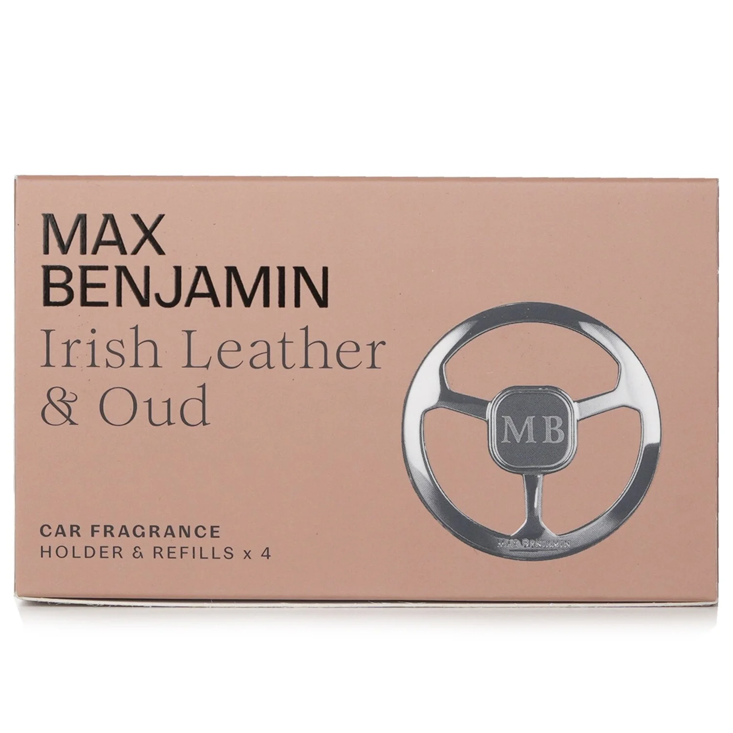 Max Benjamin Car Fragrance Gift Set - Irish Leather & Oud  4pcs - Olabens