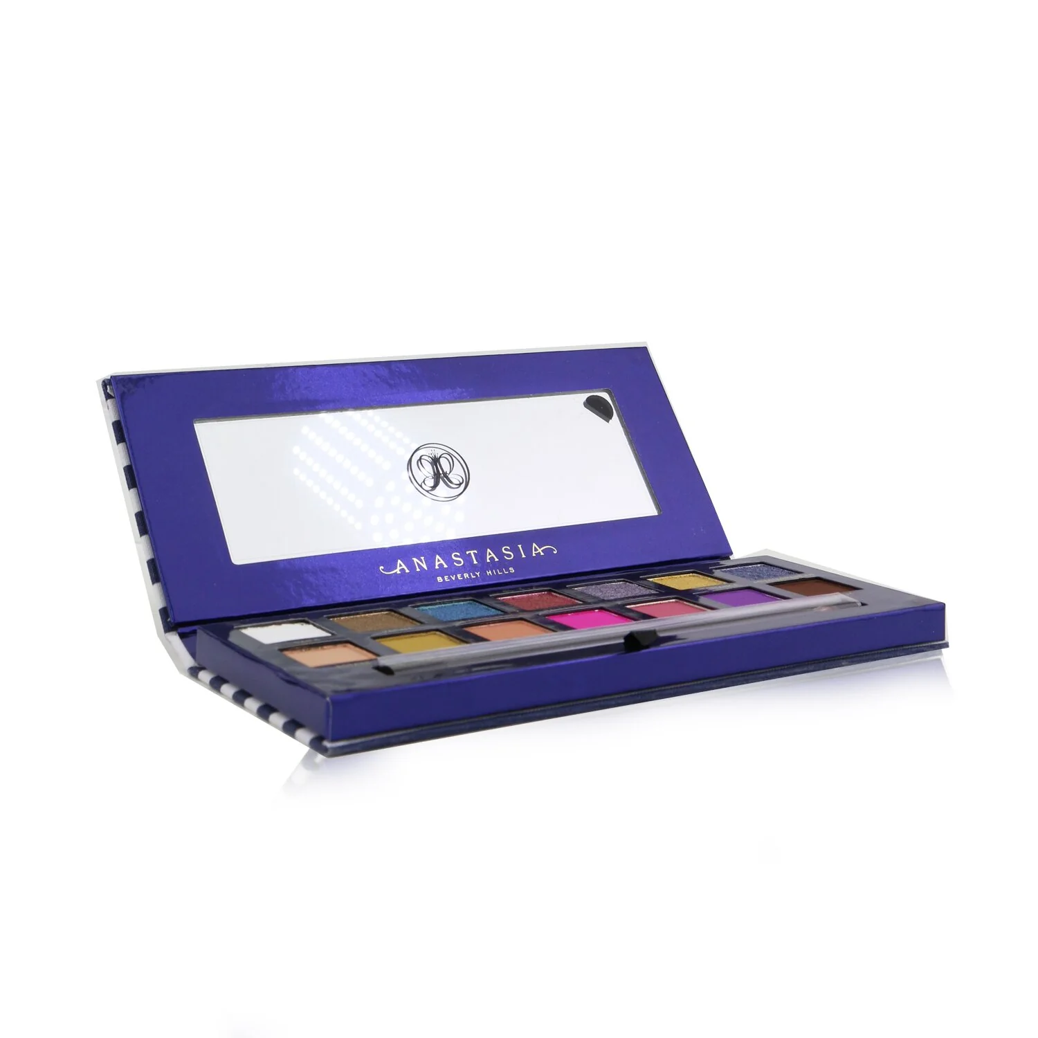 Anastasia Beverly Hills Riviera Eyeshadow Palette (14x Eyeshadow + 1x Duo Shadow Brush) (Unboxed) - Olabens