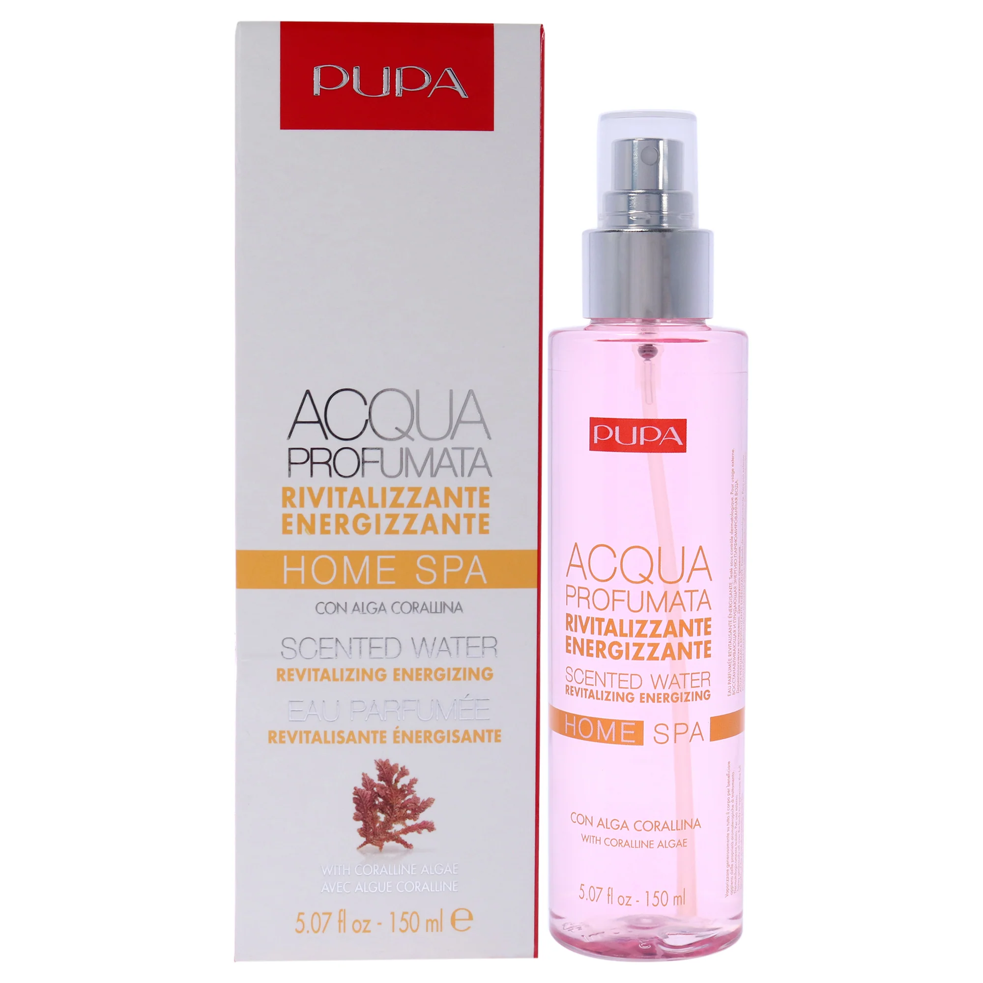 Home Spa Revitalizing Energizing Scented Water - 004 Coralline Algae by Pupa Milano for Unisex - 5.07 oz Body Mist - Olabens