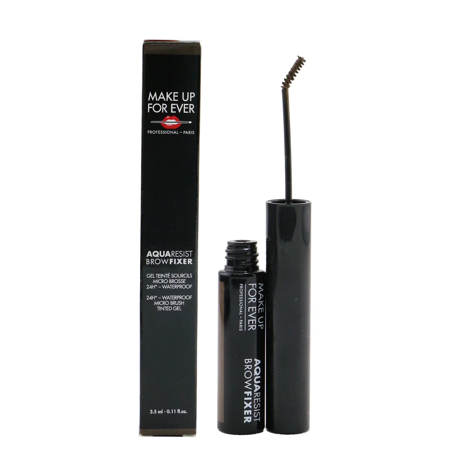 Make Up For Ever Aqua Resist Brow Fixer 24H Waterproof Micro Brush Tinted Gel - # 20 Deep Blonde  3.5ml/0.11oz - Olabens