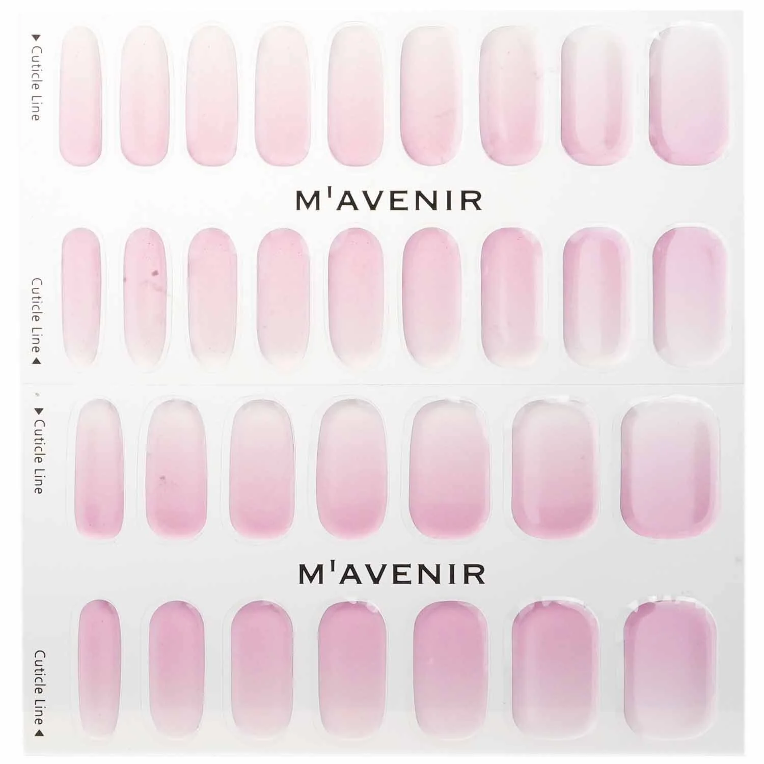 Mavenir Nail Sticker (Pink) - # Daily Pink Gradacion Nail  32pcs - Olabens