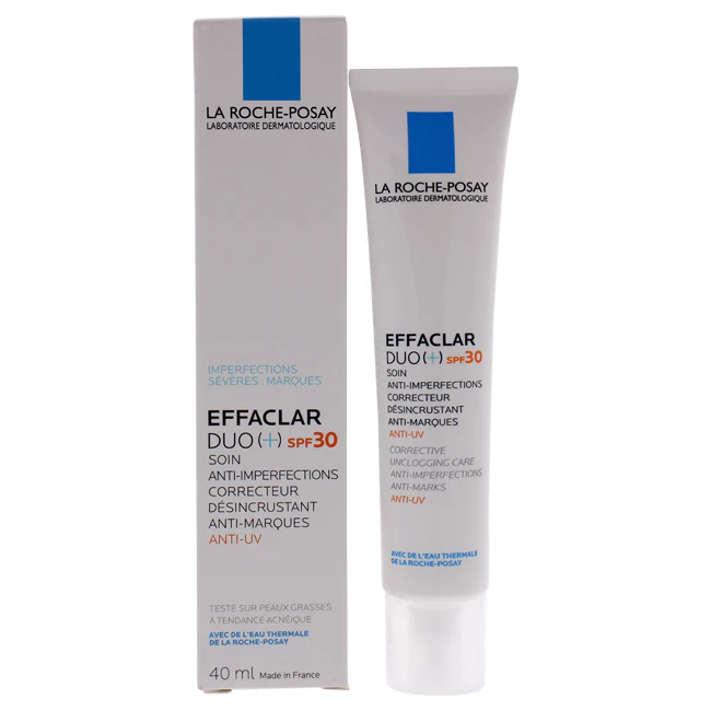 La Roche-Posay Effaclar Duo Plus Anti-Imperfections SPF 30 by La Roche-Posay for Unisex - 1.35 oz Treatment - Olabens