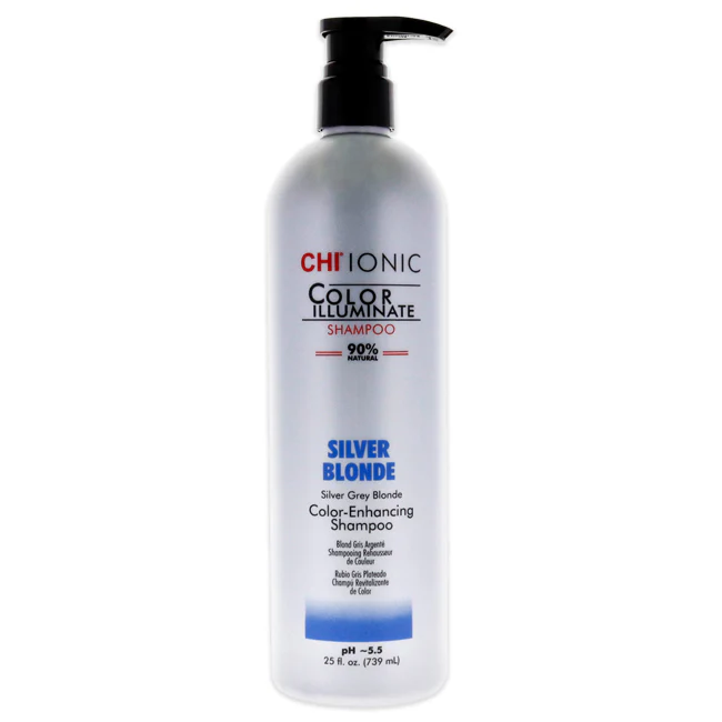 Ionic Color Illuminate Shampoo - Silver Blonde by CHI for Unisex - 25 oz Shampoo - Olabens