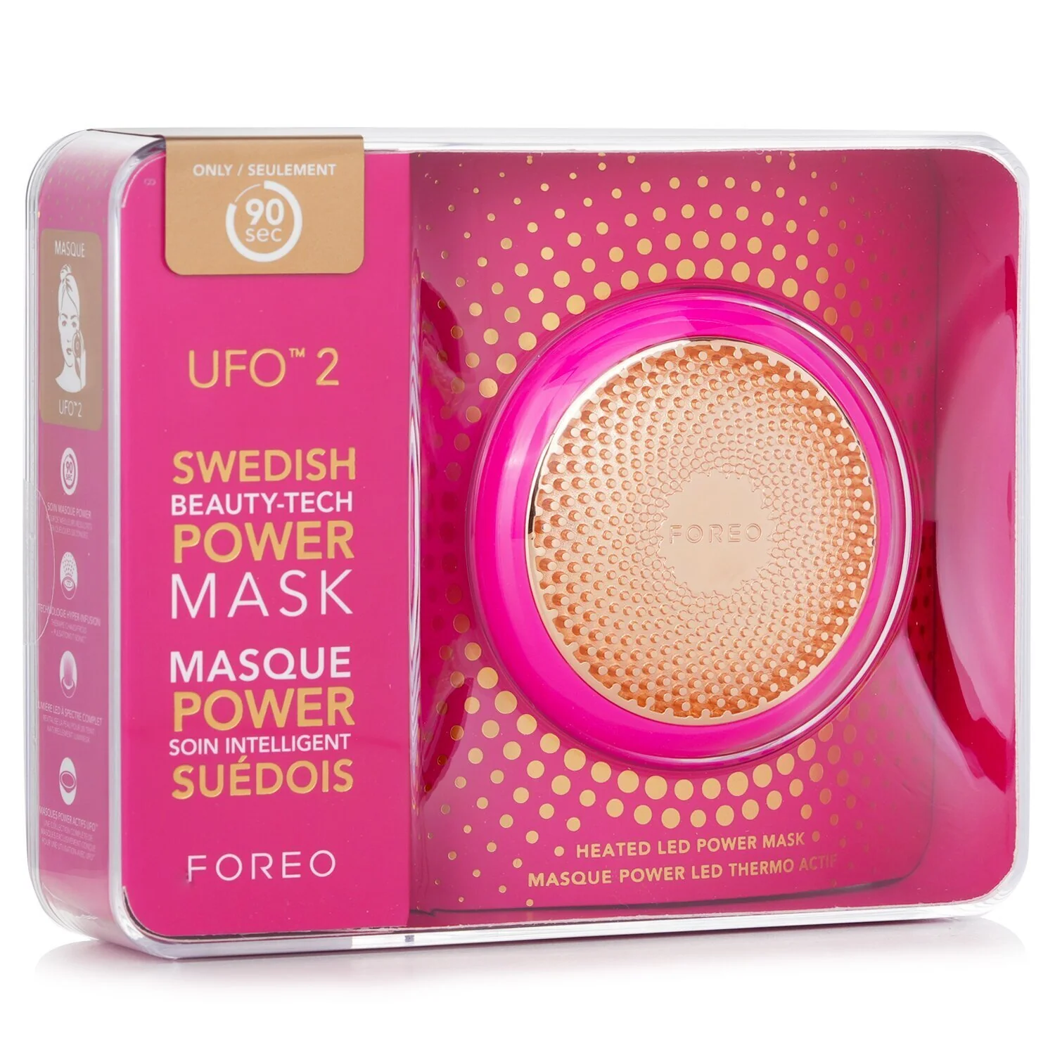 FOREO UFO 2 Smart Mask Treatment Device - # Fuchsia  1pcs - Olabens