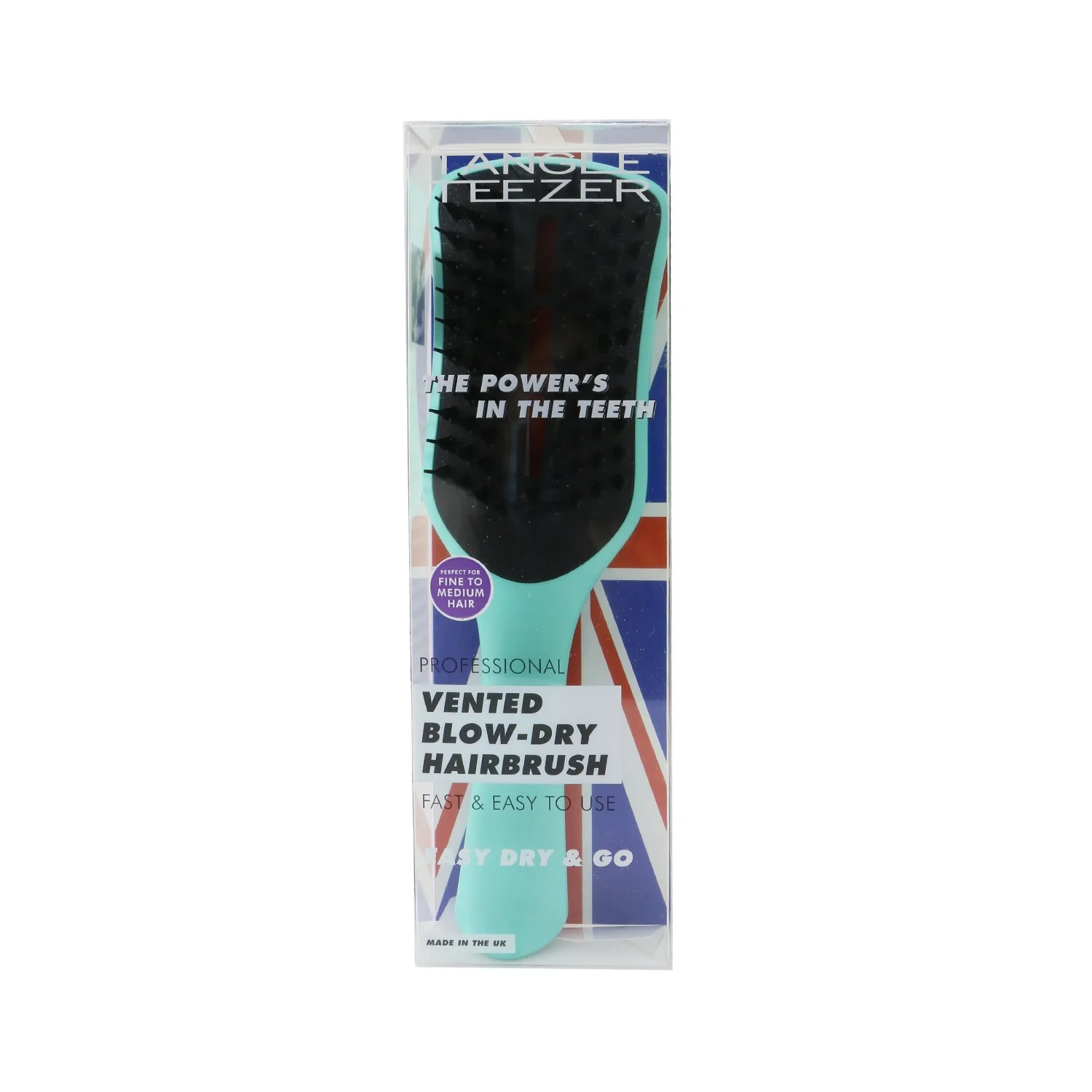 Tangle Teezer Easy Dry & Go Vented Blow-Dry Hair Brush - # Sweet Pea  1pc - Olabens