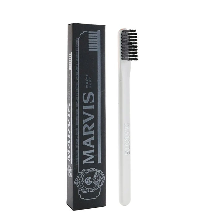 Marvis White Soft Toothbrush 1pc - Olabens
