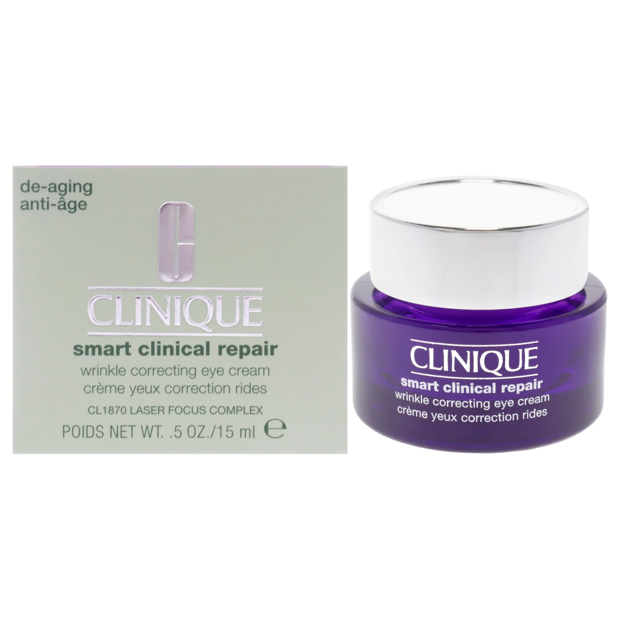 Smart Clinical Repair Wrinkle Correcting Eye Cream by Clinique for Women - 0.5 oz Cream - Olabens