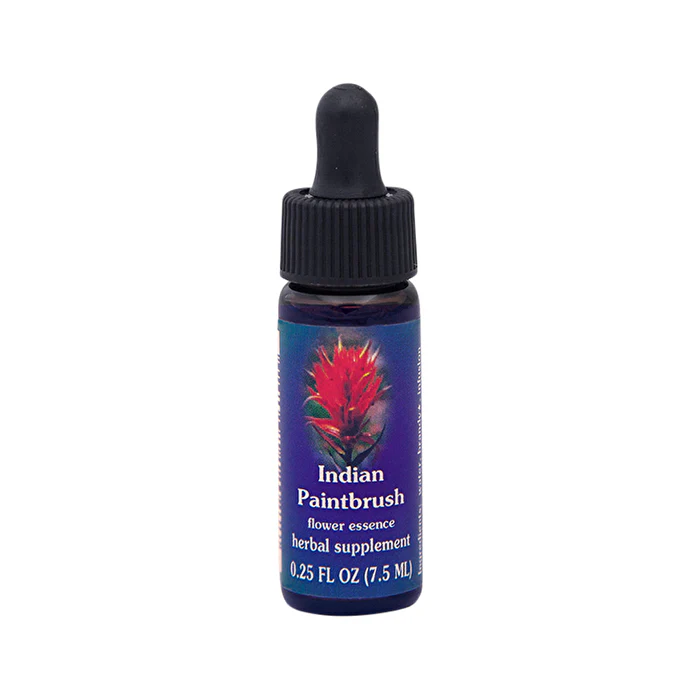 Fes Flower Essences FES Organic Quintessentials Flower Essence Indian Paintbrush 7.5ml - Olabens